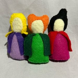 Hocus Pocus Inspired Stuffed Witch Dolls